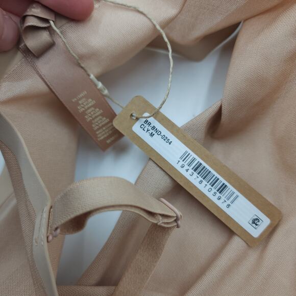 Skims Powermesh Bandeau Bralette In Clay Size M - Picture 6 of 6